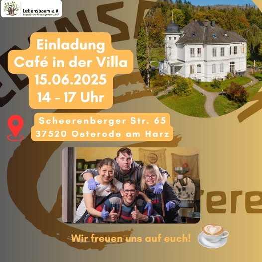 Lebensbaum Cafe in der Villa am 15-06-2025 Osterode