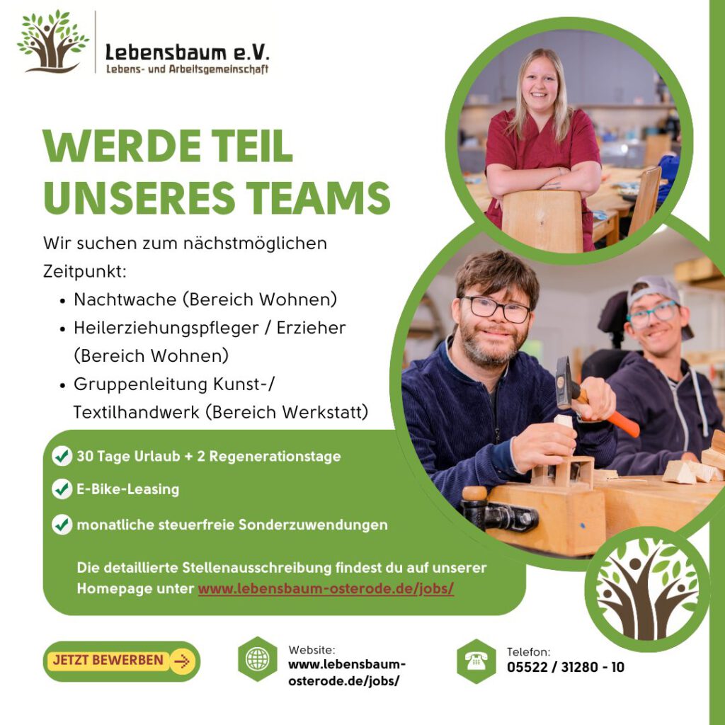 Lebensbaum - Jobs in Osterode
